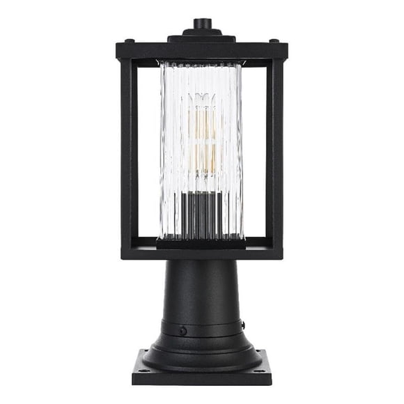 Lámpara Colgante Exterior Dover 7 Hierro Negro Elegant Lighting