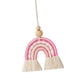 thumbnail image 2 of Colgante bohemio Adorno colgante para coche Espejo retrovisor interior Decoración Arte Boho Macrame Encanto para apartamento, dormitorio, guardería, Rosado, 2 of 5