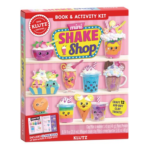 Kit De Manualidades Klutz Mini Shake Shop Con Vasos De Arcilla Y Complementos