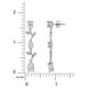 thumbnail image 3 of Aretes Believe by Brilliance Plateado CZ Rama Colgante, 3 of 3
