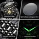 thumbnail image 2 of Reloj Cronógrafo OLEVS Hombre Acero Inoxidable Negro, 2 of 3