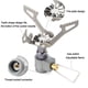 thumbnail image 3 of Estufa de gas BRS Outdoor BRS-3000T de titanio ultraligera, 3 of 9