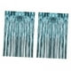 thumbnail image 2 of 2 Uds Cortinas Con Flecos De Papel De Aluminio Brillante Decoración Para Halloween Carnaval Graduación Azul Claro, 2 of 5