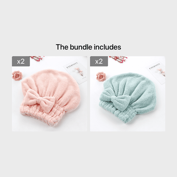 1pc Super Absorbent Coral Velvet Hair Cap - Quick-Drying Hair Towel for Portable Shower and Bath Accessories