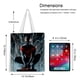 thumbnail image 5 of Miles Morales Bolso de tela con estampado de lienzo para mujer, bolsa de compras reutilizable y estética, con cremallera interior, regalo para mujer,38*45cm., 5 of 6