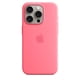 thumbnail image 1 of Funda de silicona para Apple iPhone 15 Pro con MagSafe, color rosa, 1 of 5