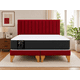 thumbnail image 1 of Cama 2 Plazas Completa  Rojo | Base Europea + Colchón Mery Desing 22CM + Respaldo Tapizado, 1 of 8