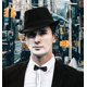 thumbnail image 4 of Sombrero Fedora GCFIYPP 59 cm Negro 1920s Disfraz Gatsby, 4 of 5
