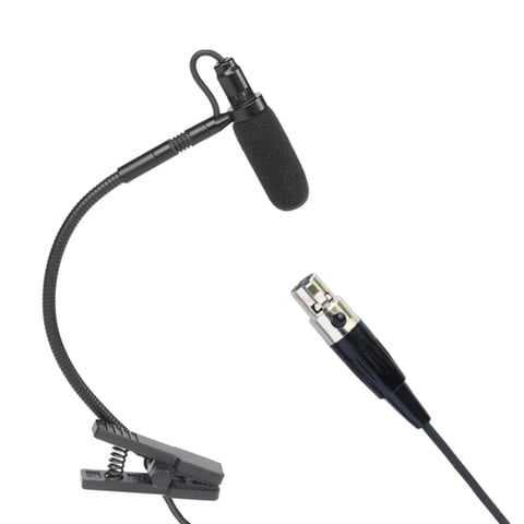 Bothyi - Micrófono De Condensador Con Pinza Y Cuello De Cisne Para Instrumentos De Viento Como El Saxofón.