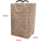 thumbnail image 3 of Canasto ropa sucia organizador tela café, 3 of 3