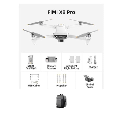 Xiaomi Fimi X8 Pro Combo (2 Baterias Totales Y Bolso)