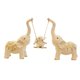 thumbnail image 3 of Conjunto De Estatua De Elefante Escultura De Colección De Animales Artesanales Para Regalo Familiar Conjunto 1, 3 of 5