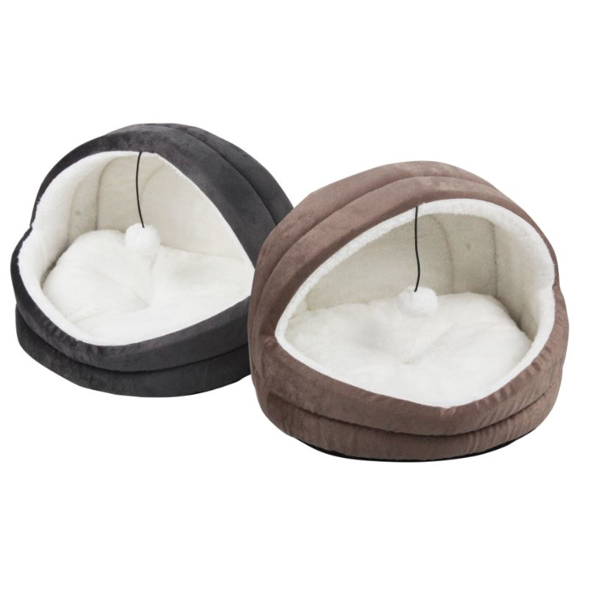 Cama para Gatos Igloo Color Gris