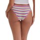 thumbnail image 3 of INSPIRE CHIC Ropa interior femenina a rayas coloridas de cintura baja, doble capa, cómoda y transpirable, talla S, color rosa, 3 of 5