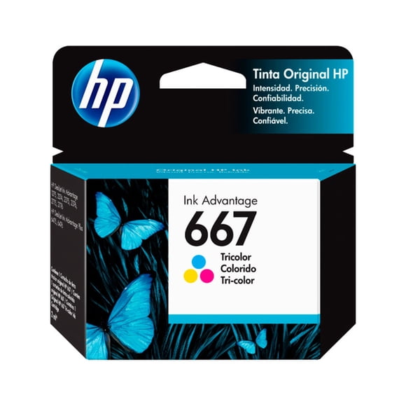 Cartucho de Tinta Original HP677 Tricolor