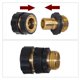thumbnail image 3 of Conector rápido para manguera de jardín Hourleey de 3/4 pulgadas, 8 juegos, 3 of 7