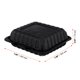 thumbnail image 2 of Contenedor de alimentos SINJEUN Pack de 70 unidades 20 × 20 × 7 cm negro, 2 of 7