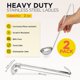thumbnail image 2 of Cucharones Fit Meal Prep de Acero Inoxidable 30 cm, Pack de 2, 2 of 6