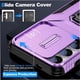 thumbnail image 5 of Funda Armada para Samsung Galaxy S24 Plus con Tapa Deslizante y Soporte Magnético Giratorio Morado, 5 of 5