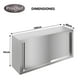 thumbnail image 5 of Mueble colgante acero inoxidable 100x65x40 cm, 5 of 9