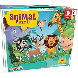 Nobel Gift - Puzzle Deluxe 208Pc 27X23X9 Cm Animales