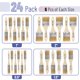 thumbnail image 2 of Juego de 24 brochas Bates Choice, tamaños surtidos, 2 of 8
