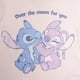 thumbnail image 3 of Pijama Manga Larga Niña Rosado Moon Lilo & Stitch Disney, 3 of 4