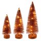 thumbnail image 1 of Conjunto de Árboles de Pincel Botella Vickerman Iluminados Naranja 20-25-30 cm, 1 of 5