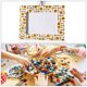 thumbnail image 5 of Hoja de Vidrio de Color Uxcell Mosaico Azulejo 7.9" x 5.9" Vidrio de Color Rojo Sandía para Proyectos de Arte DIY, 5 of 5