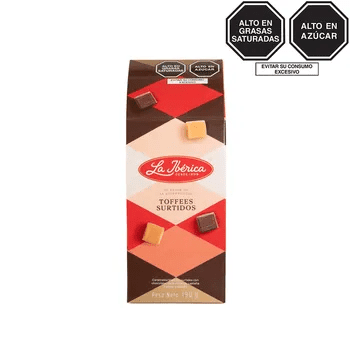 Chocolates La Ibérica - Caramelos Blandos Toffees Surtidos 190g La Iberica