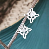 Bendito Amor - Aros Plata Nudo De Bruja