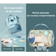 thumbnail image 5 of Mochila Maternal Impermeable Con USB LuBabycas Rosada, 5 of 8