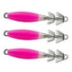 thumbnail image 2 of 3x Anzuelos Luminosos Para Calamar, Señuelos De Pesca Artificiales, Anzuelos De Metal Para Calamar, Color Rojo, 2 of 5
