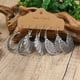 thumbnail image 3 of Gorgeous 3-Piece Earrings Set for Women - Retro Style, Antique Silver, Geometric Leaf Pendant, U-shaped Ear Hooks - Simple & Versatile!, 3 of 5