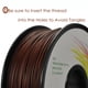 thumbnail image 2 of Filamento para Impresora 3D 3D BEST Q Madera Real PLA 1.75mm Carrete de 1kg, 2 of 6