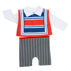 Enterito Bambino Huaso Blanco Niño 9 - 12 Meses
