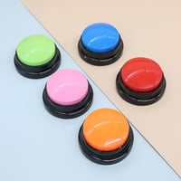 Xusx111 - Botón De Grabación De Voz De 7 Colores, Botones De Perro Para El Buzzer De Entrenamiento De Mascotas De Comunicación, Grabación Y Reproducción De 30 Segundos, Regalo Divertido Para La Oficin