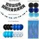 thumbnail image 3 of Decoración de Cumpleaños ANSOMO Azul y Negro, 30 Globos, 3 of 3