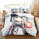 thumbnail image 1 of Anime Kuma Kuma Kuma Bear Bedding Set Duvet Cover Bed Set Quilt Cover Pillowcase Comforter Boys Adult, 1 of 5