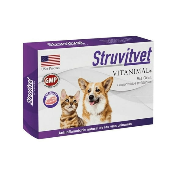 Struvitvet 30 Comprimidos Perros y Gatos