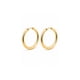 thumbnail image 2 of Aros Argolla Tubo 12mm Oro 18k 1.65gr Clásicas Regalo Mujer Dorado, 2 of 6