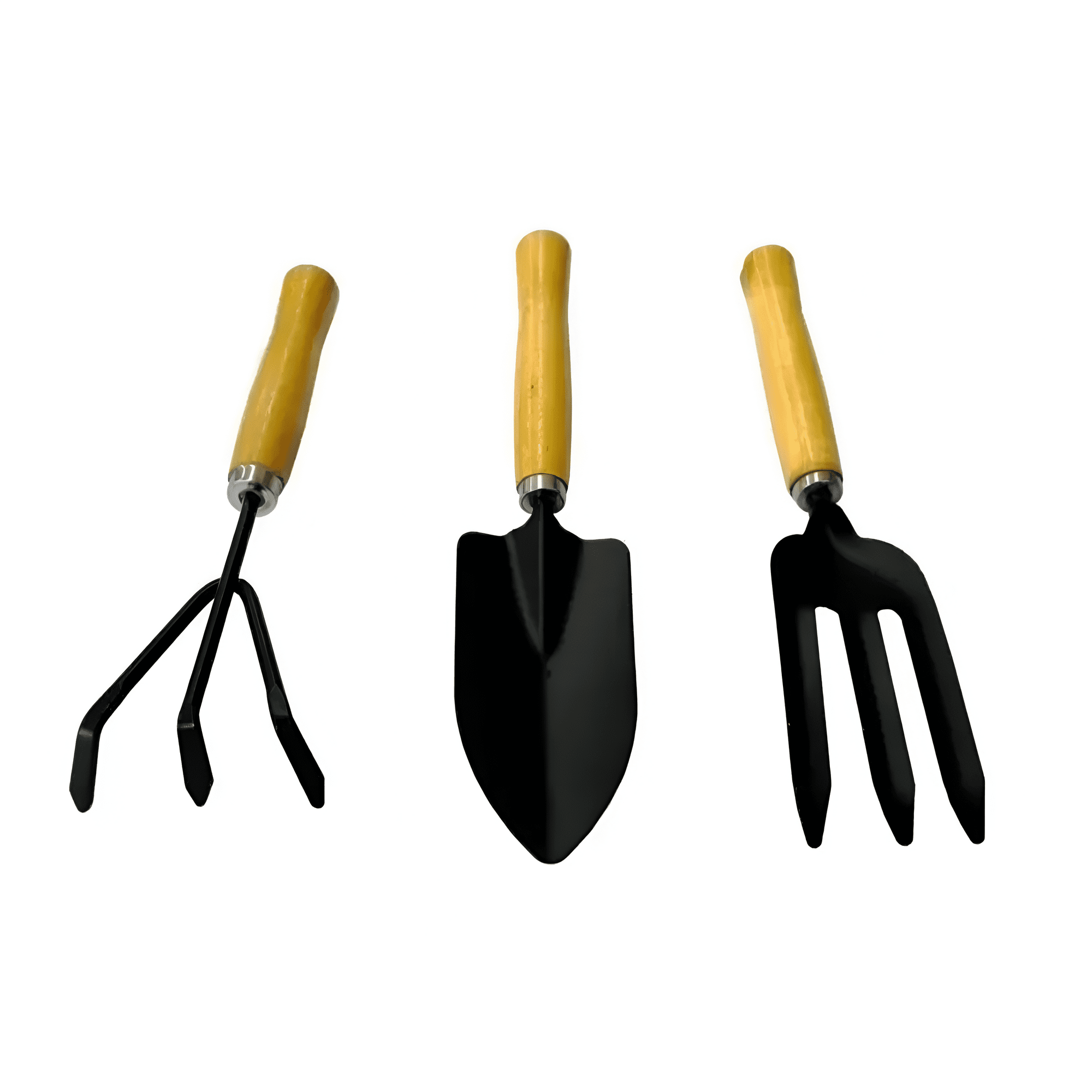 Importclick - Set 3 Herramientas Jardín Huerto Pala Rastrillo Tridente