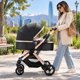thumbnail image 1 of Coche Cuna Paseo de Lujo Plegado Automático con Marco de Aluminio y Asiento Reclinable, 1 of 3