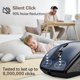 thumbnail image 5 of Mouse inalámbrico TECKNET Jiggler 6400 DPI con adaptador USB-C, 5 of 8