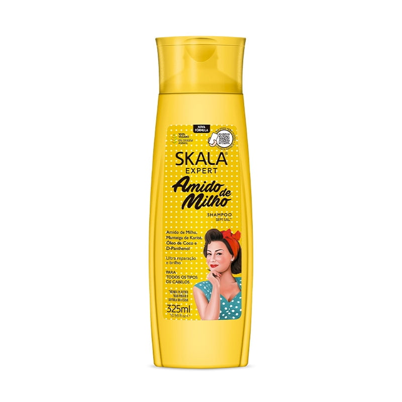 Shampoo De Almidón Todo Cabello Sin Sal 325 Ml