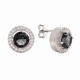 thumbnail image 5 of Aretes Elegant Confetti Juliet Halo de Oro de 18k Blanco/Rojo, 5 of 10