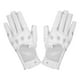 thumbnail image 3 of 2 Uds Guantes De Golf De Cuero PU Para Mujer, Flexibles, Antideslizantes, Transpirables, Suaves Para Gimnasio, Gris 21, 3 of 5