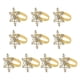 thumbnail image 2 of 10 Uds Anillos Para Servilletas Navidad Boda Catering Recepción Servilleta Soporte Con Hebilla Dorado, 2 of 5