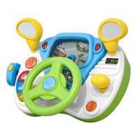 Bothyi - Juguete De Sonido De Volante De Simulación Portátil Para Niños De 3 Años Bebé