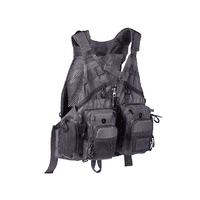 Genérico - Chaleco Reflectante Con Bolsillos Talla Estándar (S-Xl), Adulto, Gris